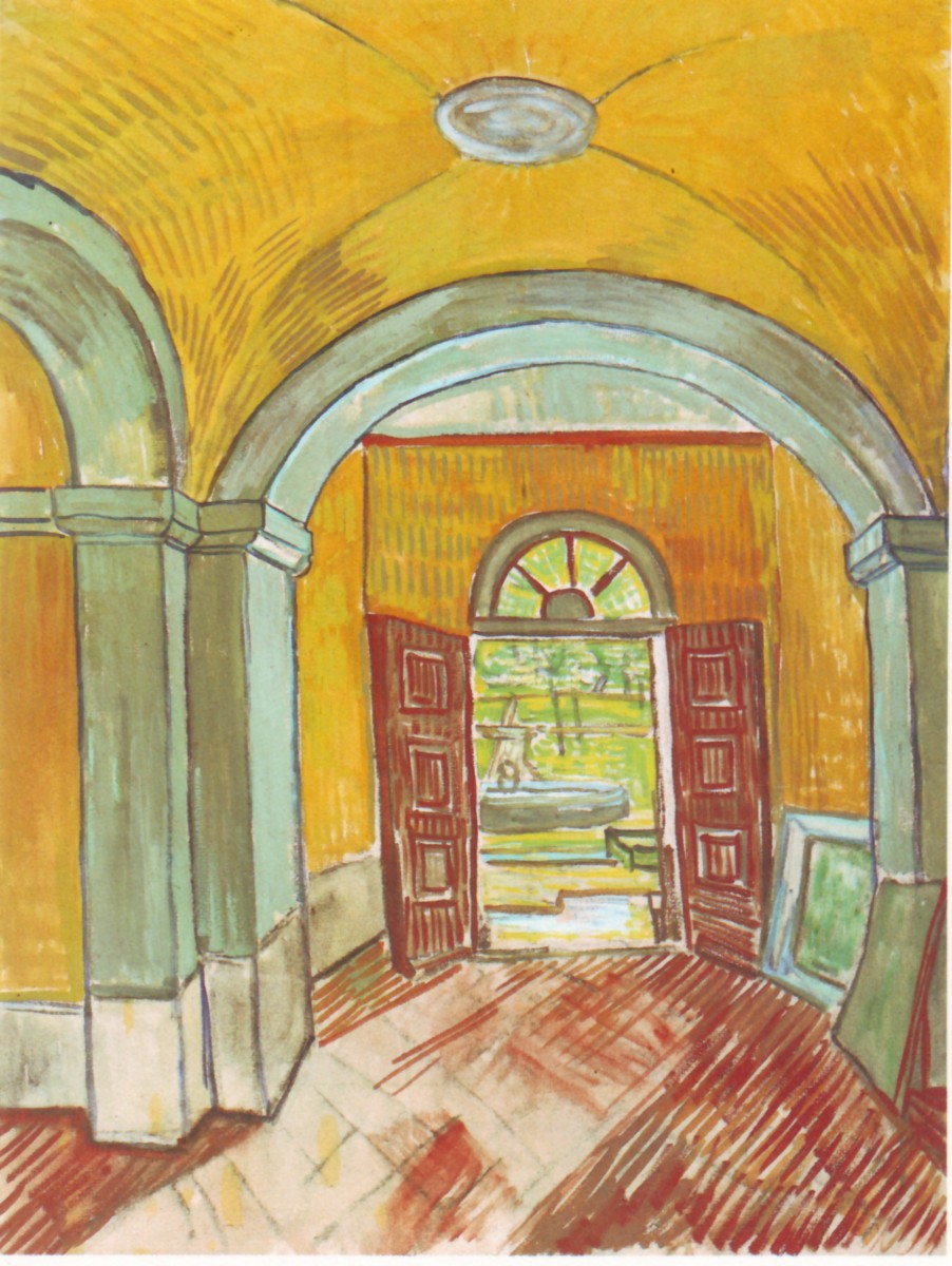 Entrée de l'Hôpital de Saint-Rémy - Vincent van Gogh 1889