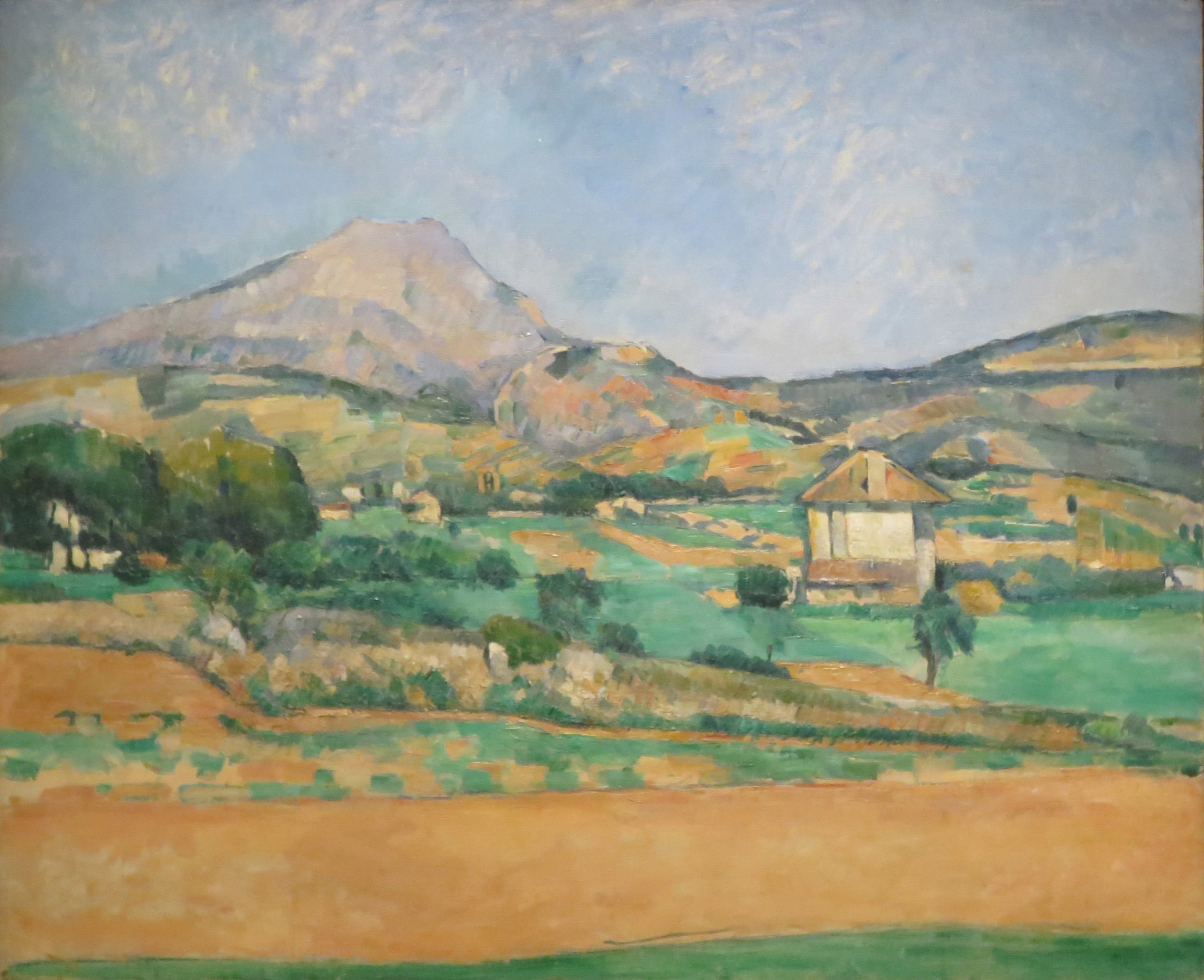 Cézanne: The Plain with Mont Sainte Victoire. View from Valcros