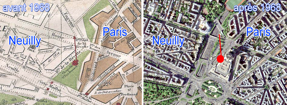 Situation maps of Notre-Dame de la Compassion