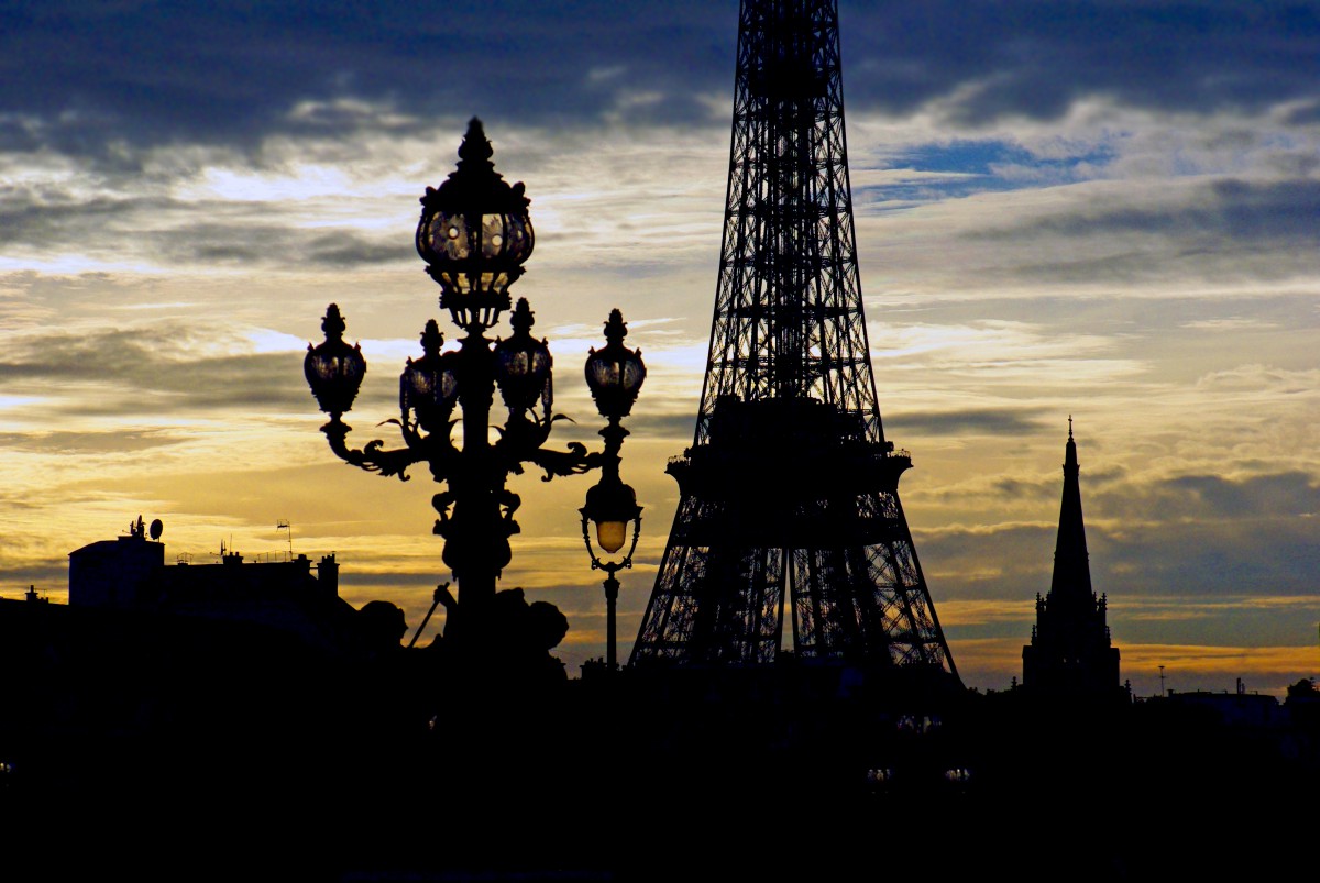 Pont Alexandre III Eiffel Tower