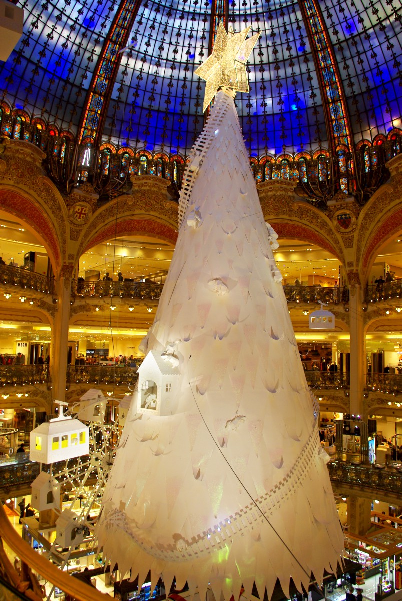 Galeries Lafayette Christmas Tree Paris