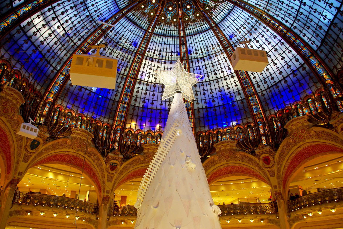 Galeries Lafayette Christmas Tree Paris