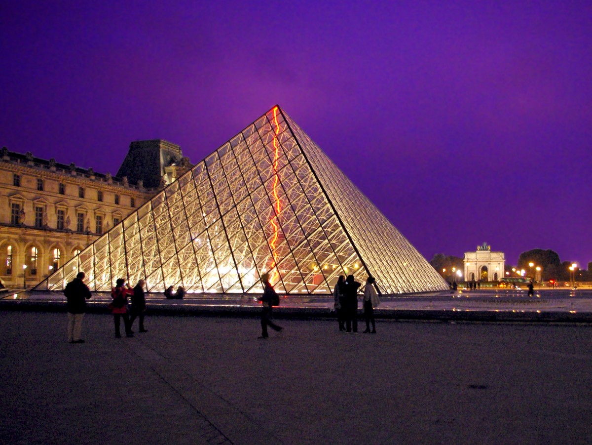Louvre Paris Glass Pyramid, First Arrondissement © French Moments