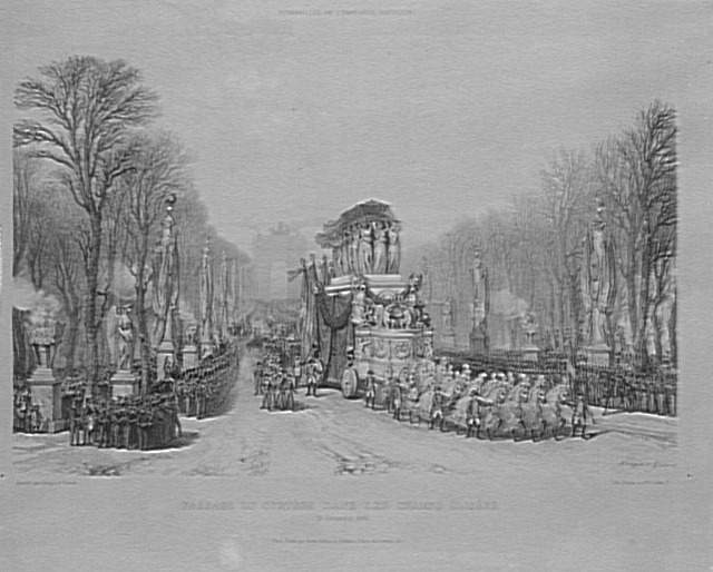 Retour des Cendres on the Champs Elysées