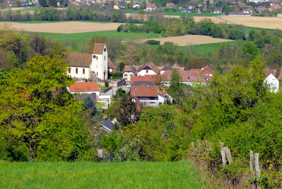 The village of Heidwiller in the Sundgau © French Moments