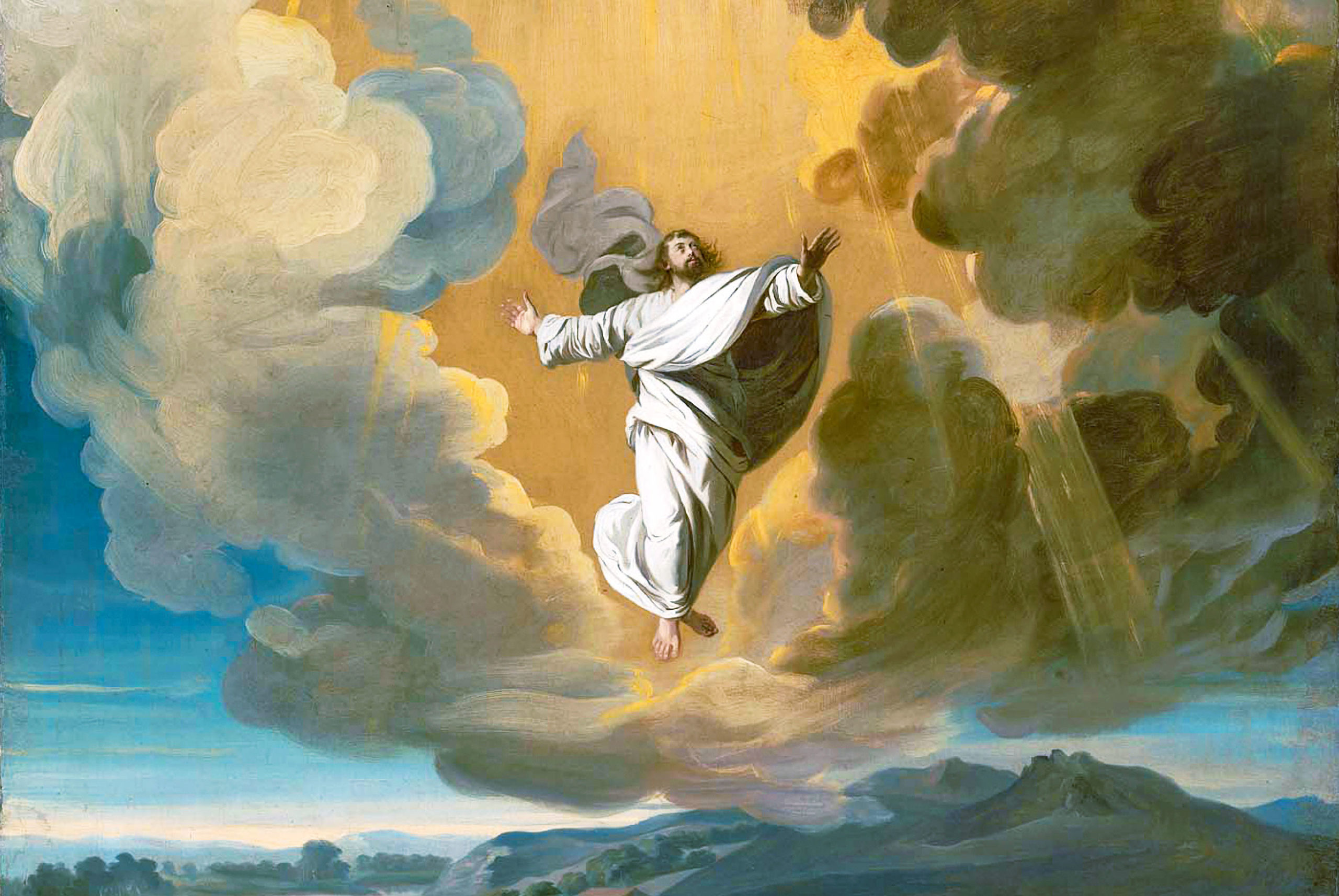 Ascension painting by John Singleton Copley 1775