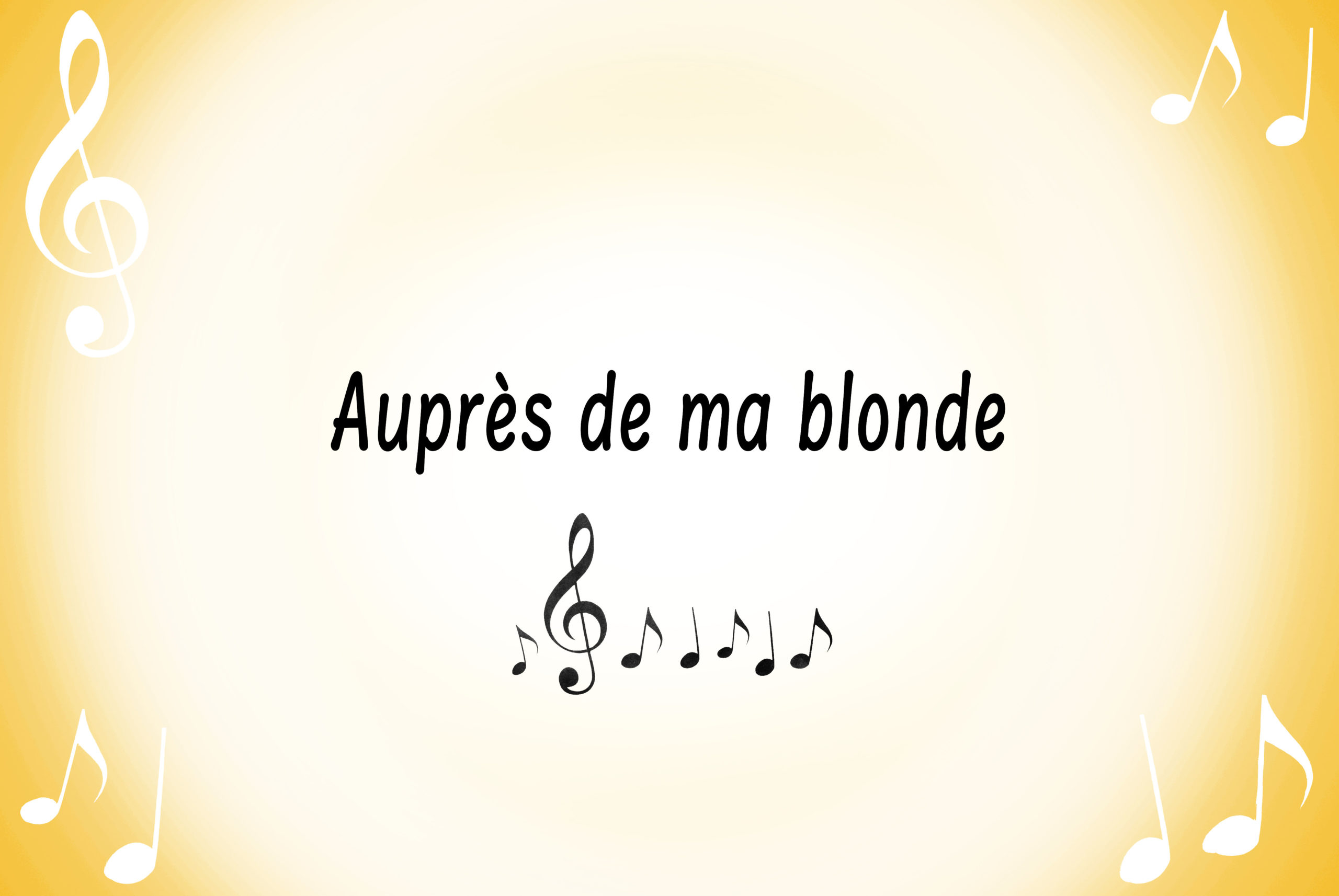 Auprès de ma blonde © French Moments