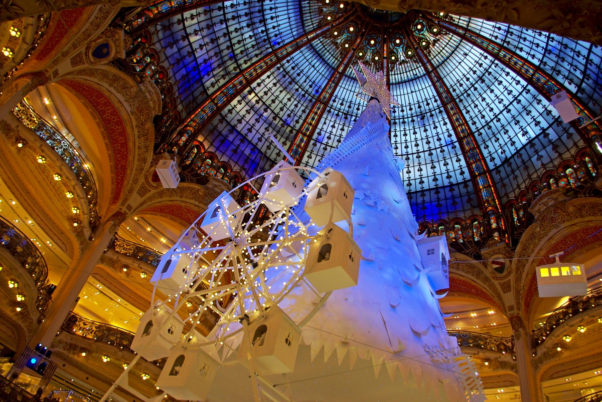 The Tale of Galeries Lafayette…  Galeries Lafayette Paris Haussmann