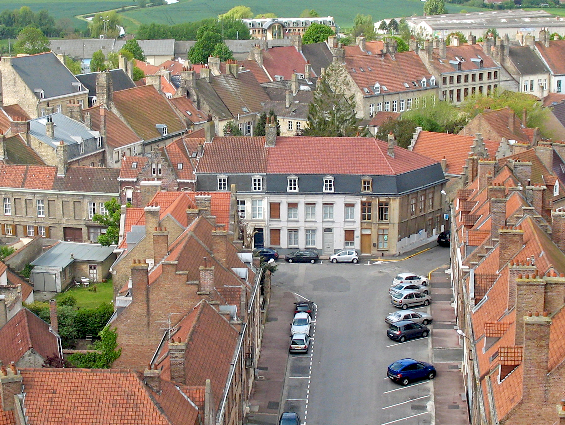 Bergues from above © Michelle Martin - French Moments