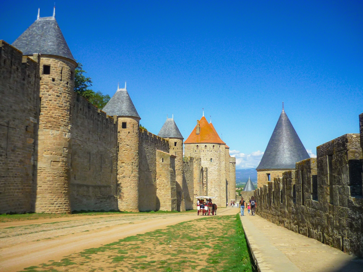 Cité of Carcassonne - The lices (or lists) of the Cité © French Moments