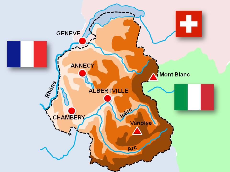 Map of Savoie