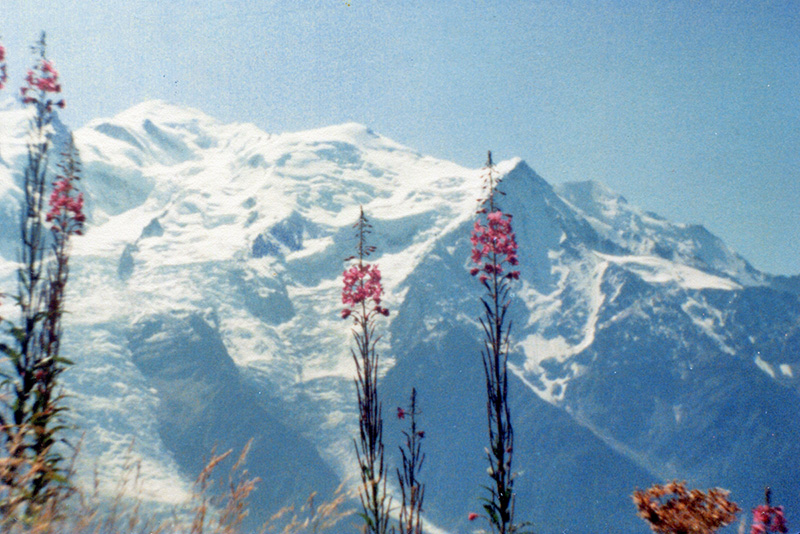 Mont Blanc from Planpraz in 1982 © French Moments