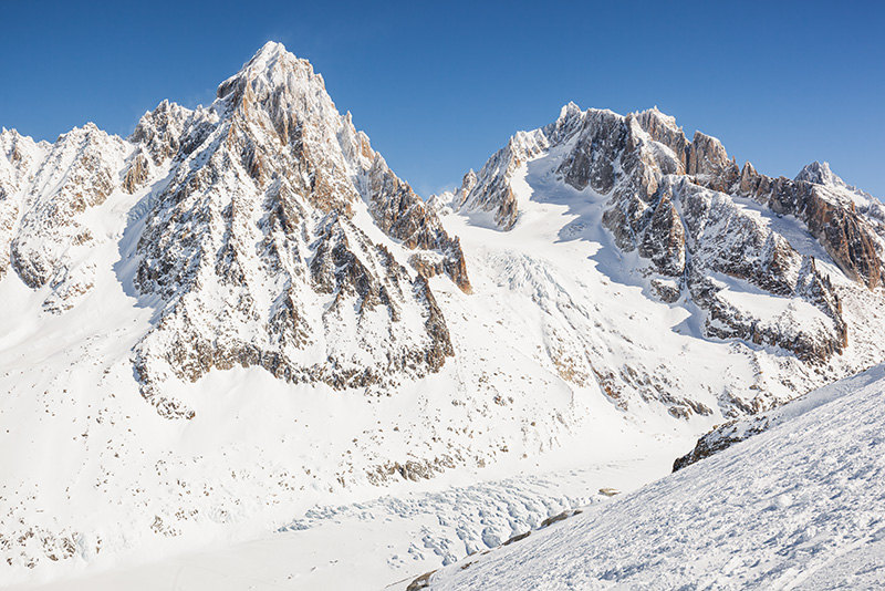 Chamonix Grands Montets Winter. Photo by bgodfroid via Envato Elements