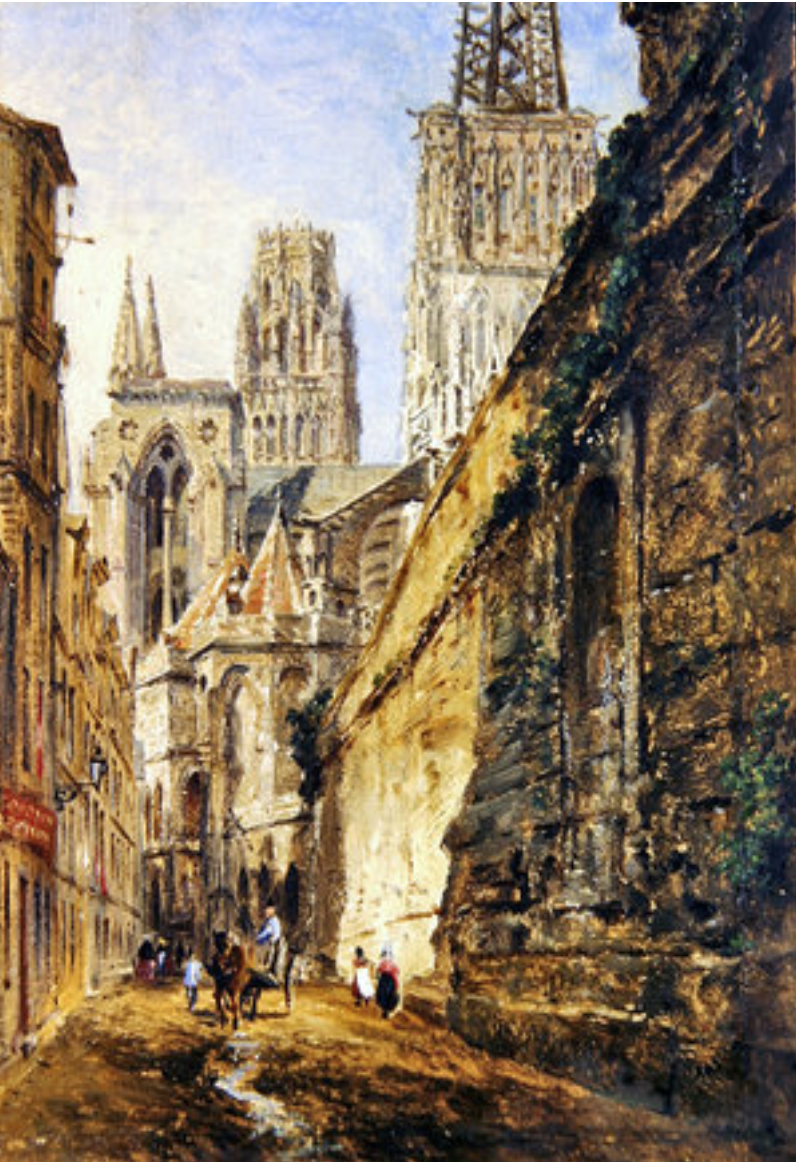 Chevet of Rouen Cathedral by William Parrot