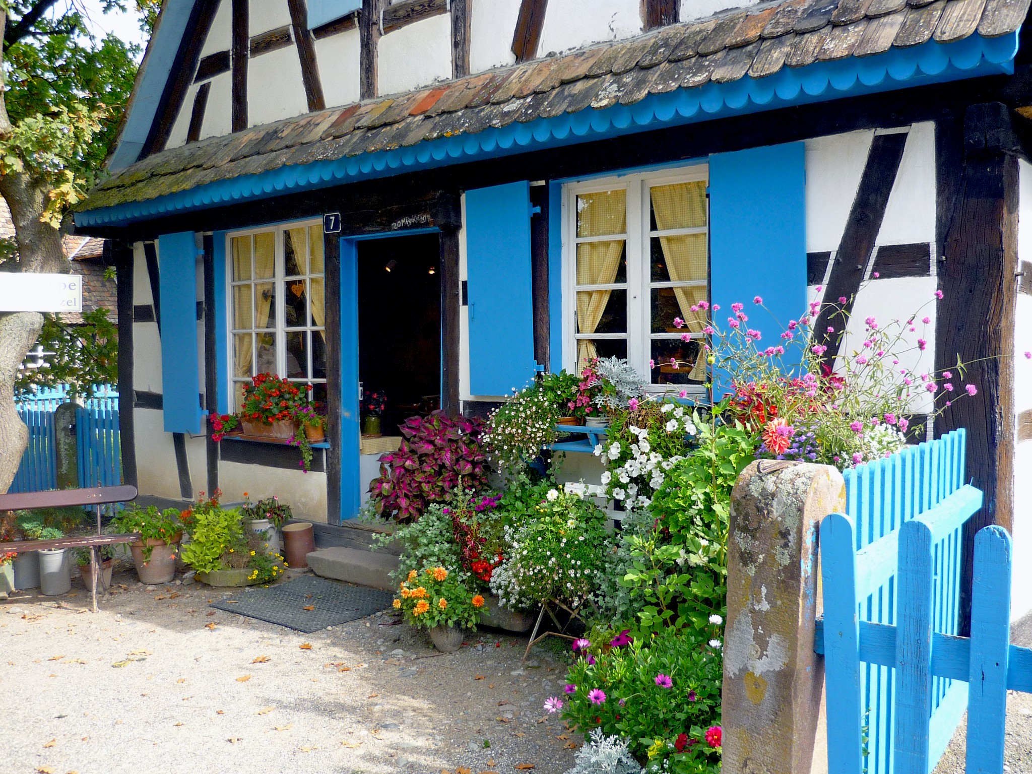 Half-timbered house at the Ecomusée d'Alsace © French Moments