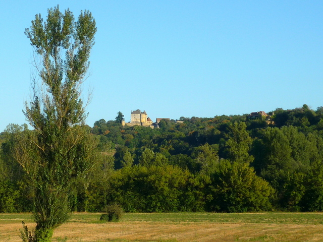 Fénelon Castle viewed from the D703 road at Calviac © French Moments