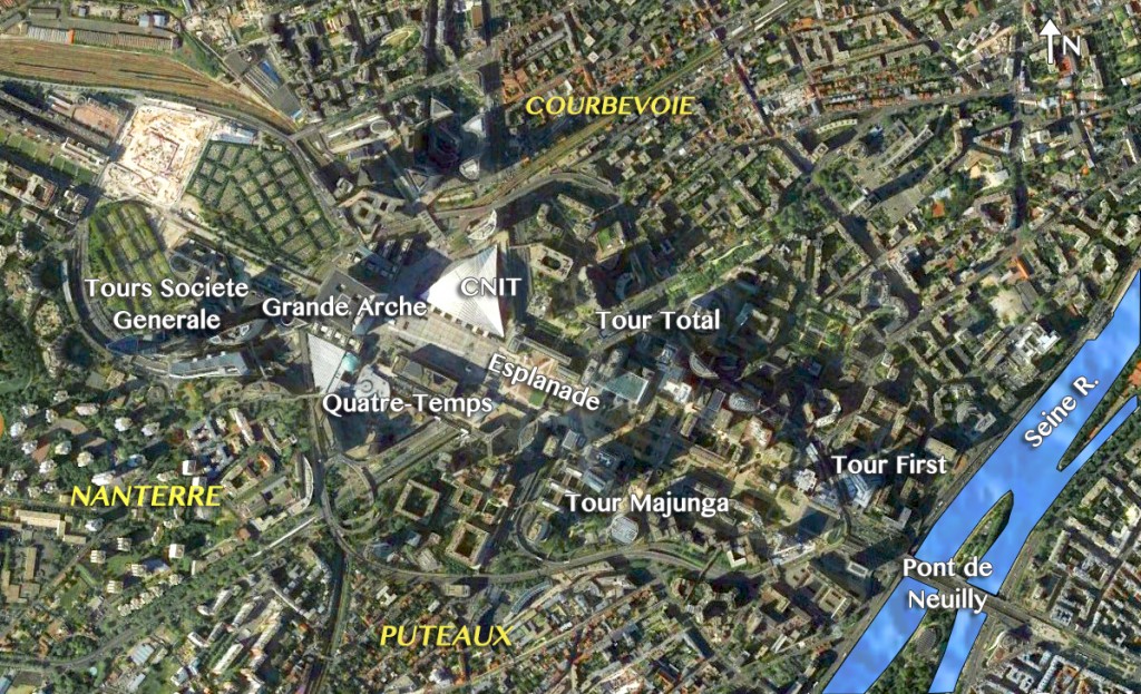La D Fense In Paris Europe S Largest Business District French Moments La Defense Map 1024x623 