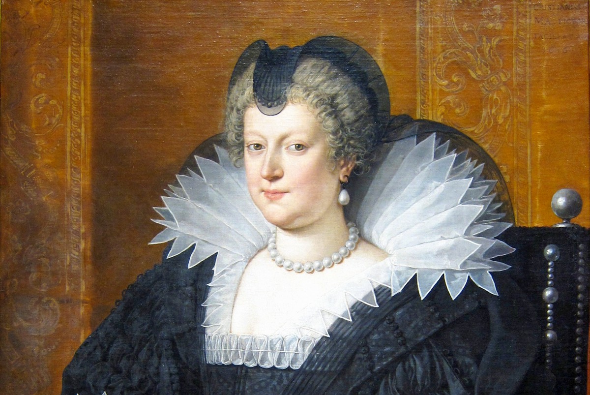 Maria de' Medici in 1616 by Pourbus