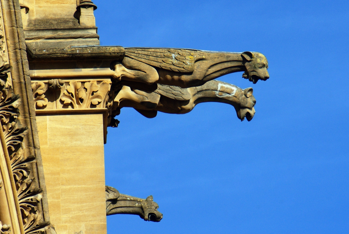 Gargoyles in Metz Cathedral
