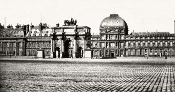 The Palais des Tuileries, in search of a missing Palace The vast square in front of the Tuileries and the Arc du Carrousel in 1856