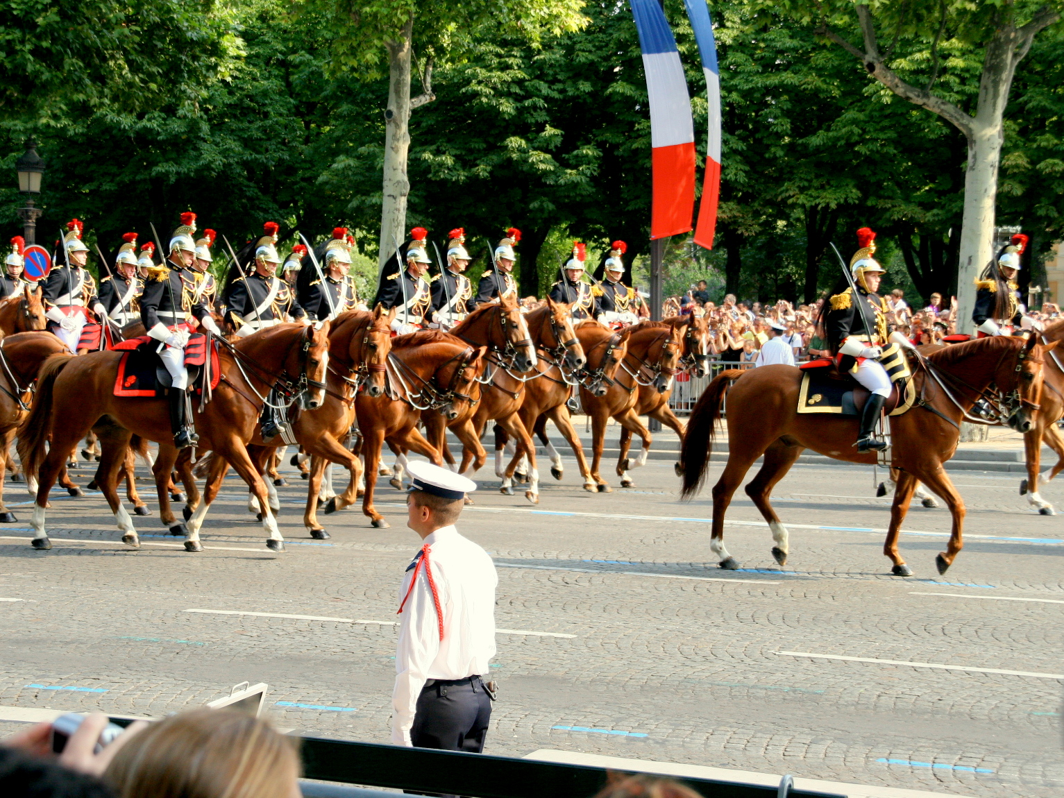 The Bastille Day parade on the Champs-Élysées in Paris © Craig Rettig