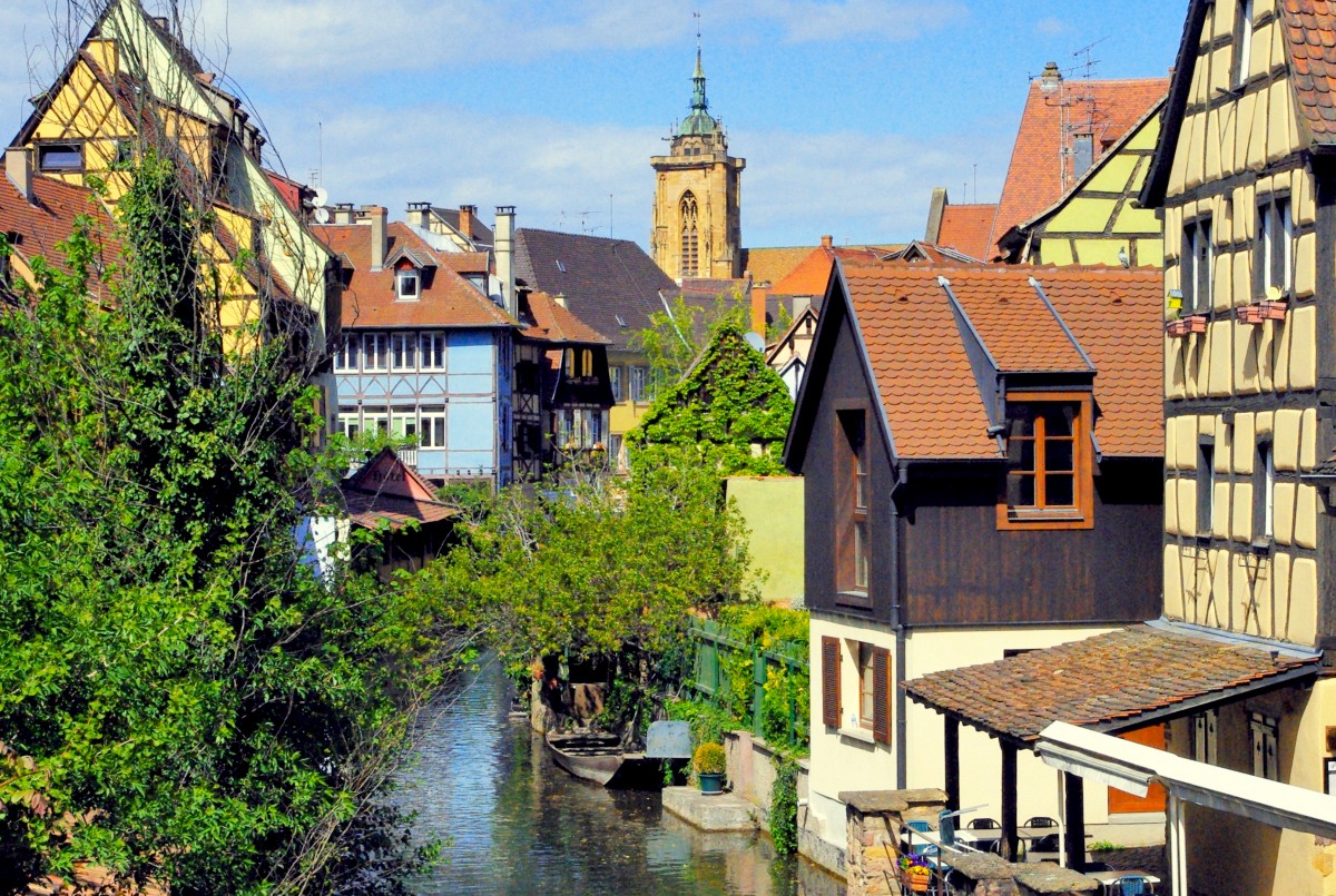 The Little Venice of Colmar seen from Pont St Pierre © French Moments