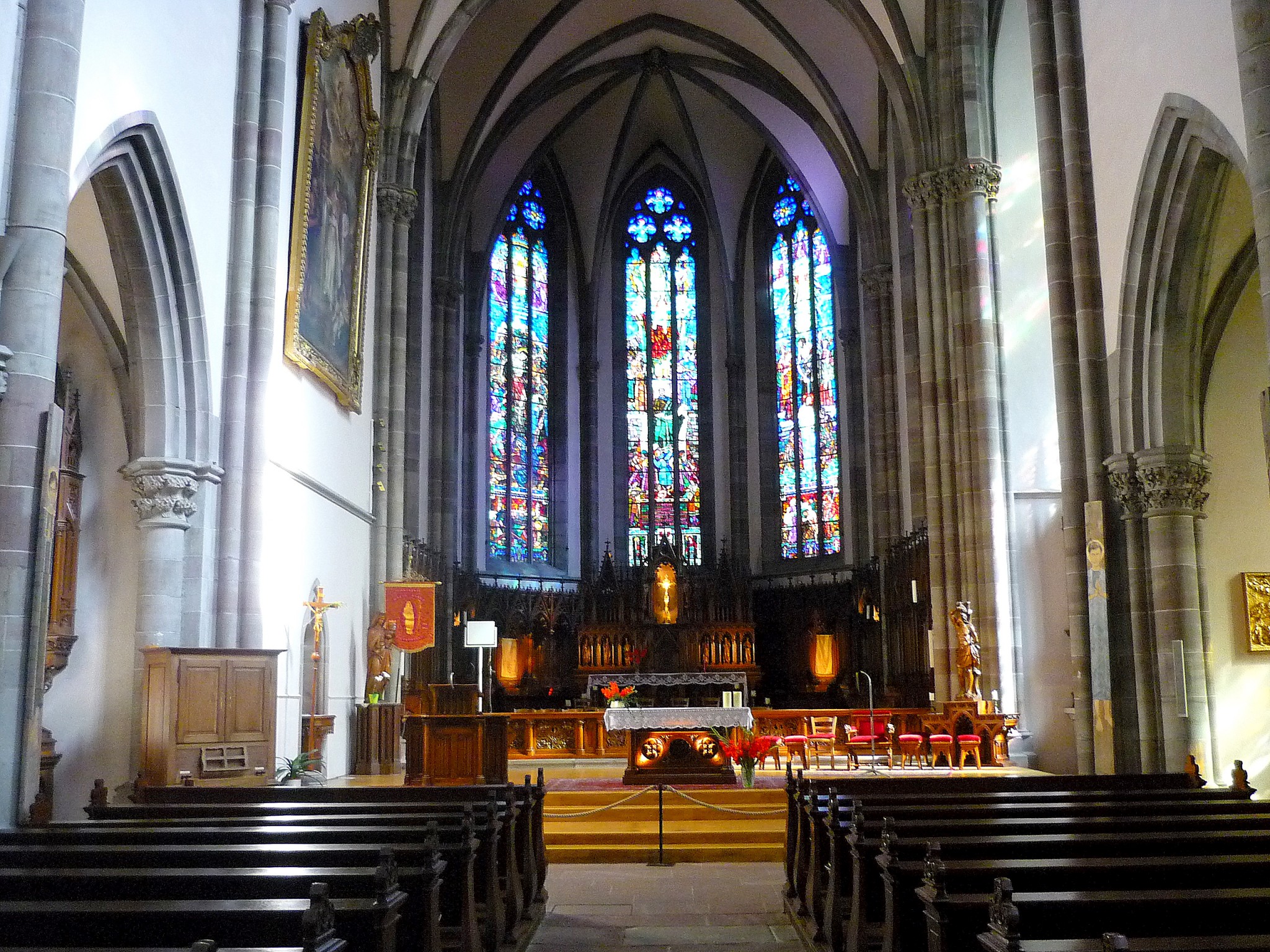 The inside of St. Grégoire church in Ribeauvillé © French Moments