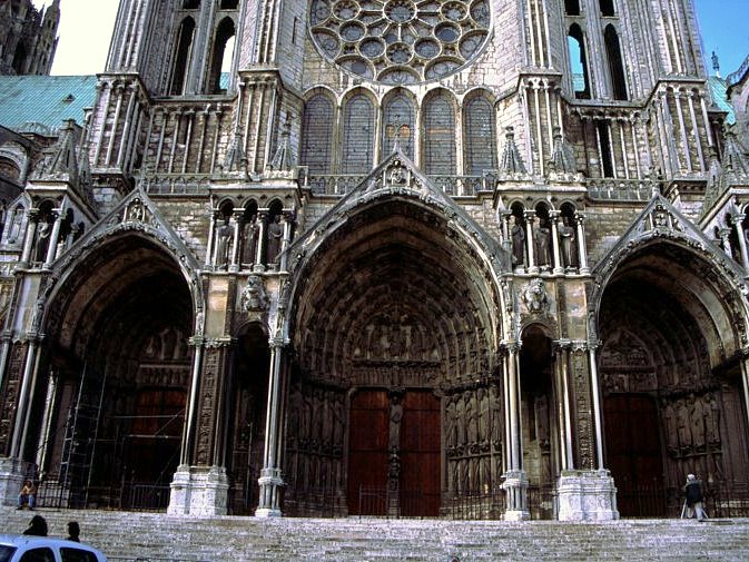 The portals of the SouthTransept, Chartres Cathedral © University of Pittsburgh