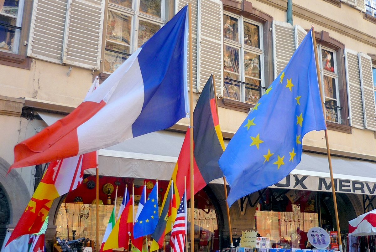 European flags in Strasbourg © French Moments