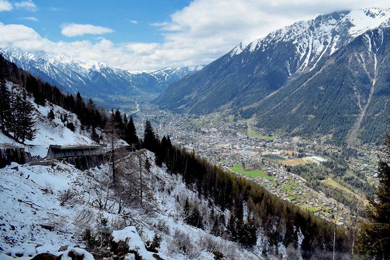 Chamonix from the Montenvers train © French Moments
