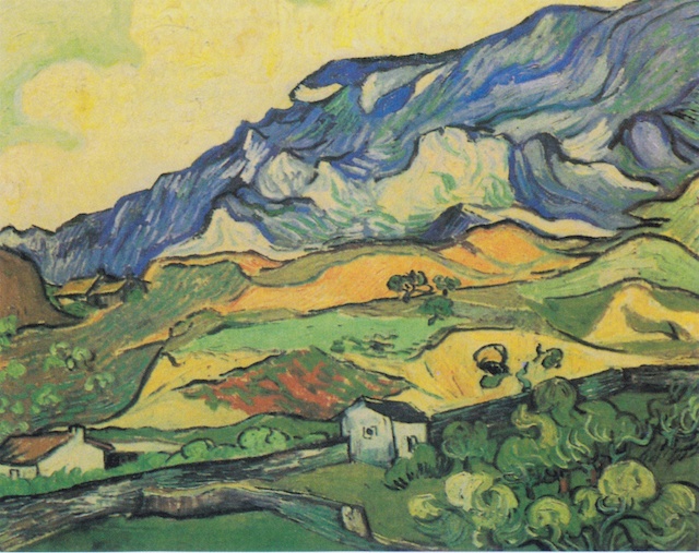 Van Gogh: les Alpilles vues de Saint Remy