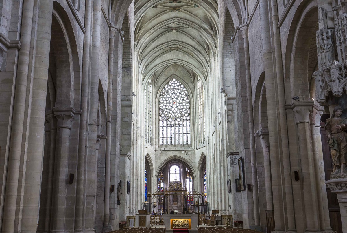 The nave of St Etienne Church, Beauvais - Stock Photos from Isogood_patrick - Shutterstock