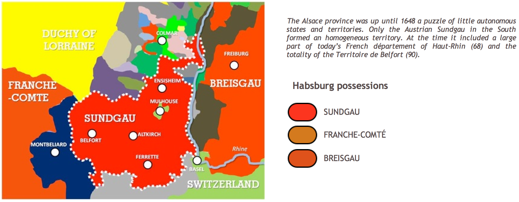 Sundgau Historic Map © French Moments