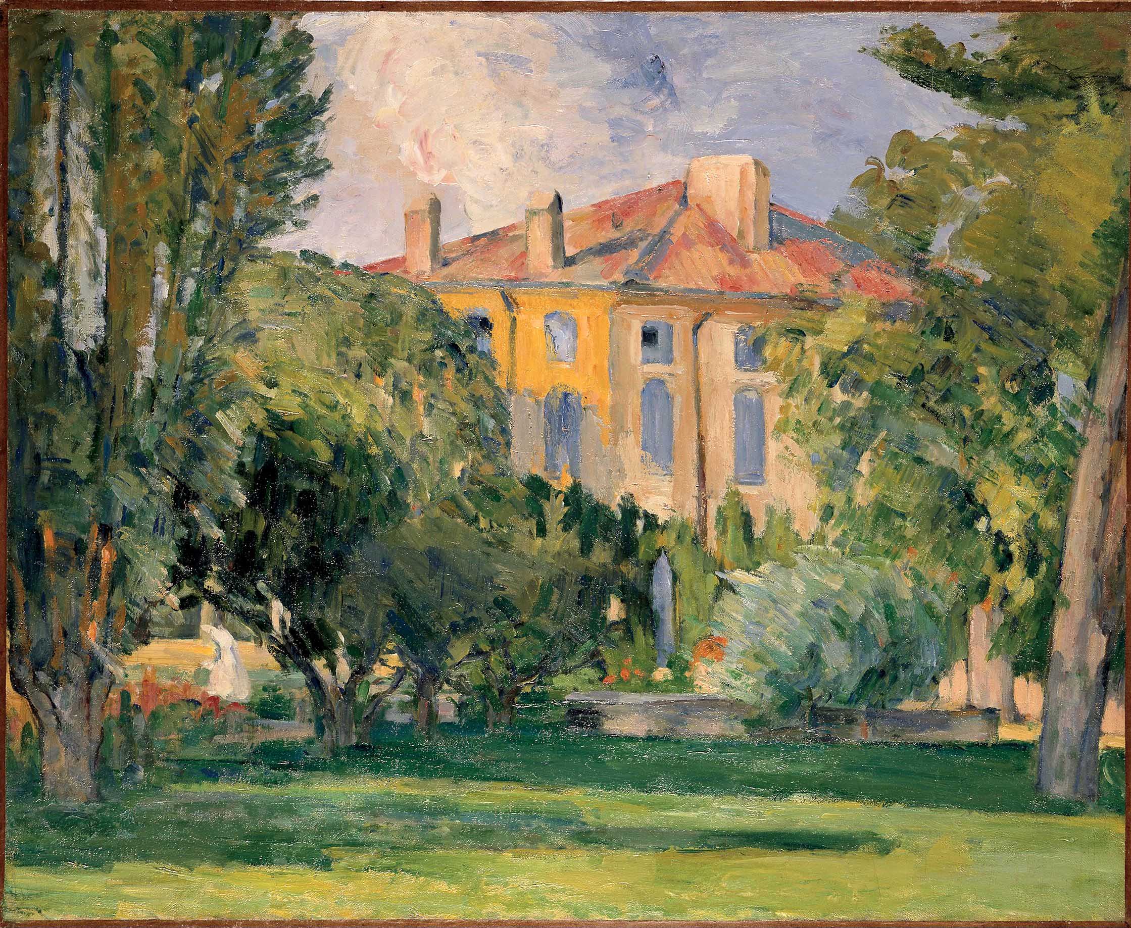 Bastide du Jas de Bouffan. Paul Cézanne c. 1874. National Gallery of Art de Washington, D.C.
