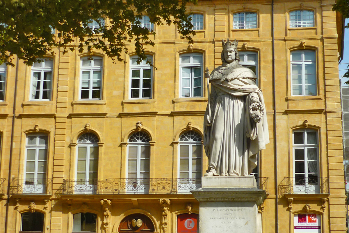 Aix-en-Provence History - The fountain of King René, Aix © French Moments