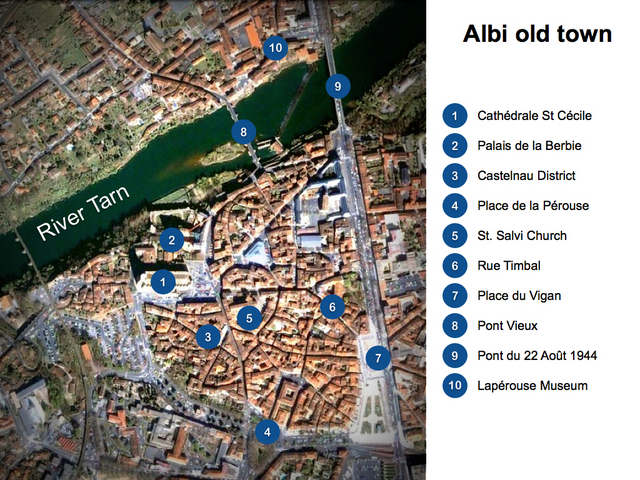 City Map of Albi