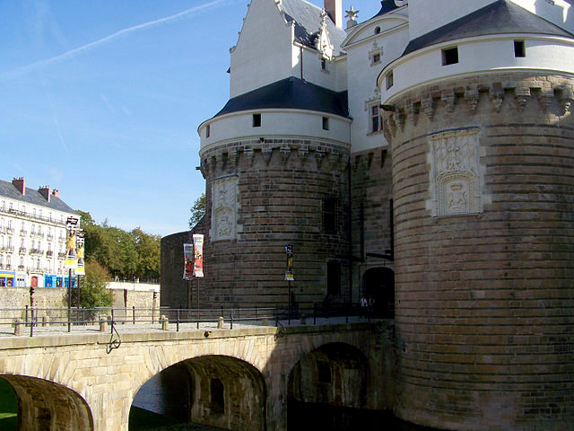 Nantes Castle © Ludovic Toinel - licence [CC BY-SA 3.0] from Wikimedia Commons