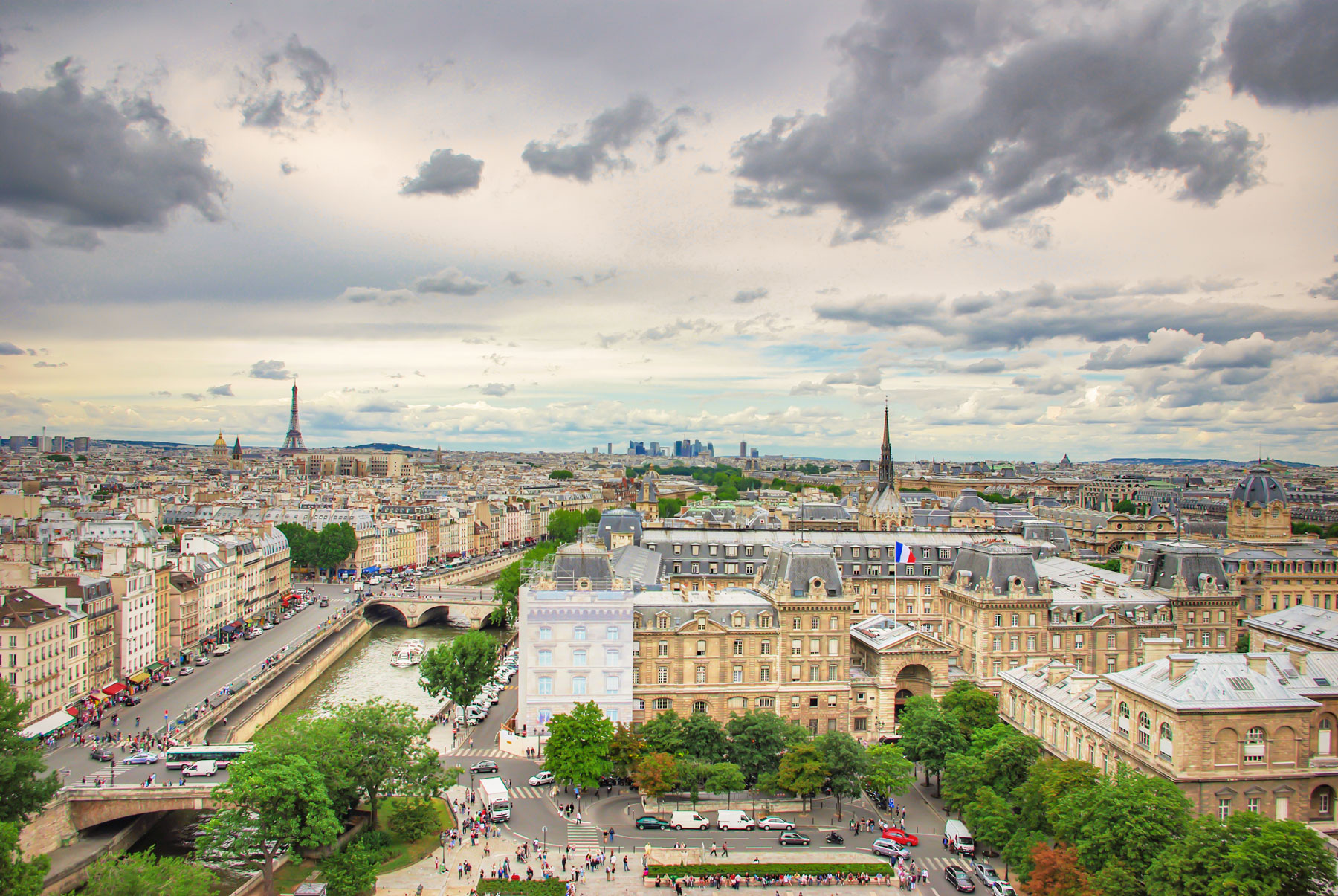Paris from the towers of Notre-Dame © French Moments