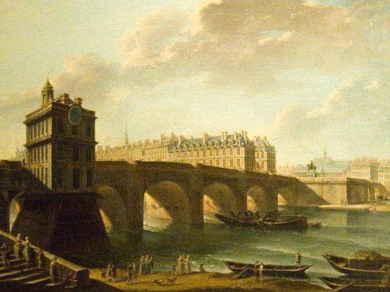 The Pont Neuf, the Samaritaine and the point of the Cité island