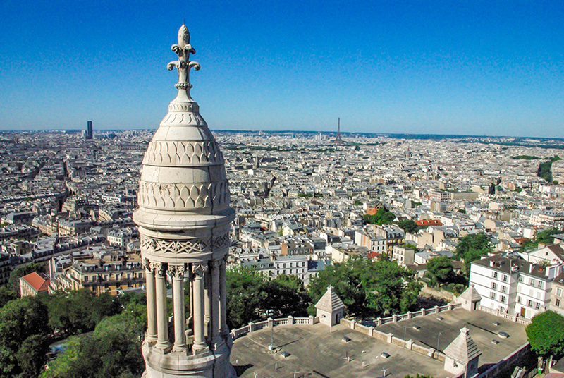 The view from Sacré-Cœur of Montmartre © French Moments