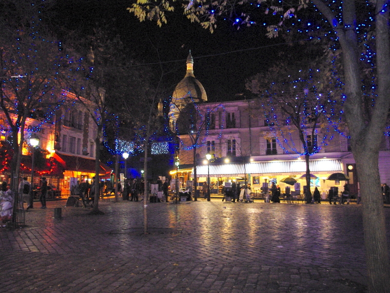 Christmas Place du Tertre © French Moments