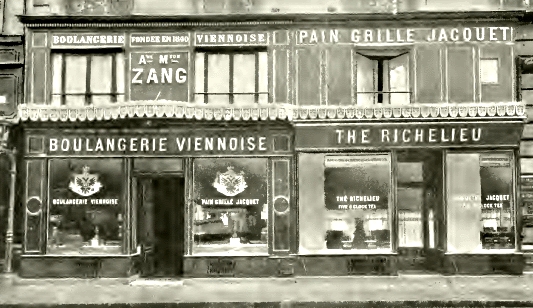 The Zang and Schwarzer bakery in Paris in 1909