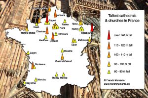 Carte Des Cathedrales De France