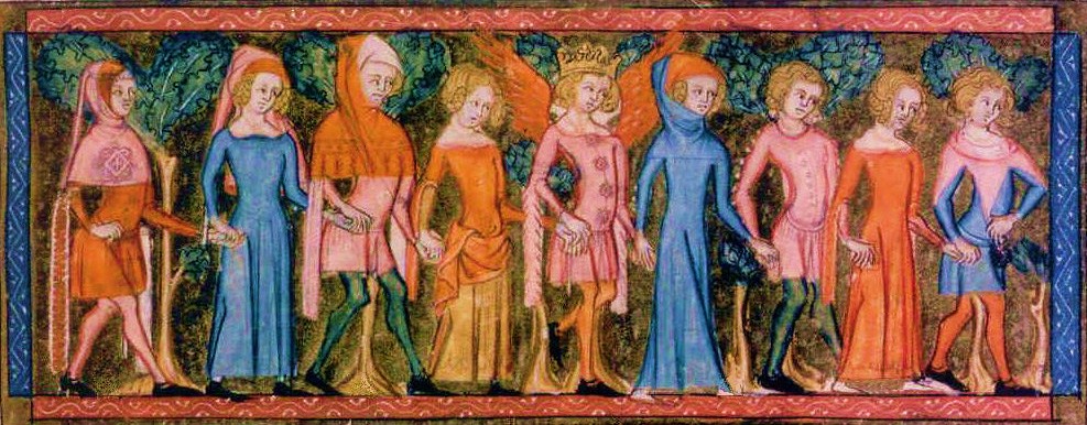Holidays and celebrations in France - Dance party in the Middle Ages (14th C)
