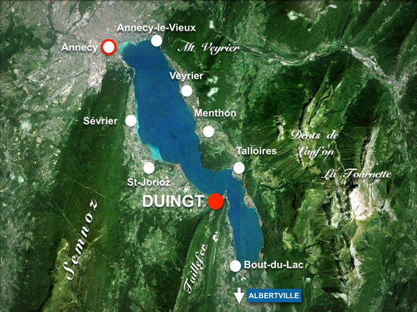 Map of Duingt