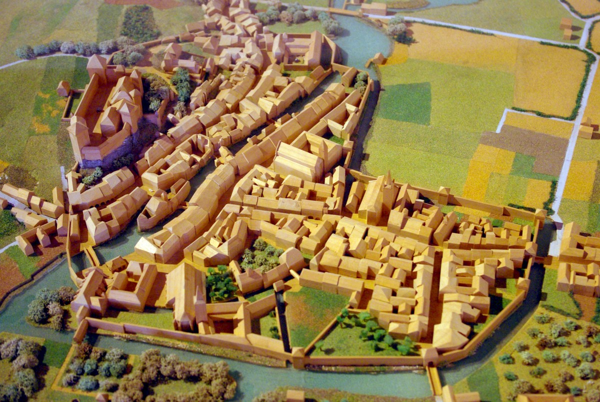 Model of Annecy in the Middle Ages © French Moments