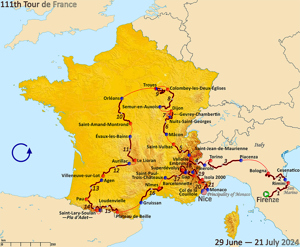 Tour de France 2024 by Andrei loas - licence [CC BY 4.0] from Wikimedia Commons