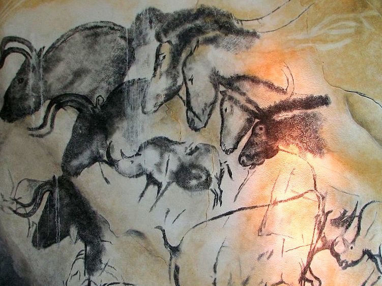 Chauvet Cave Paintings Replica © HTO from Wikimedia Commons