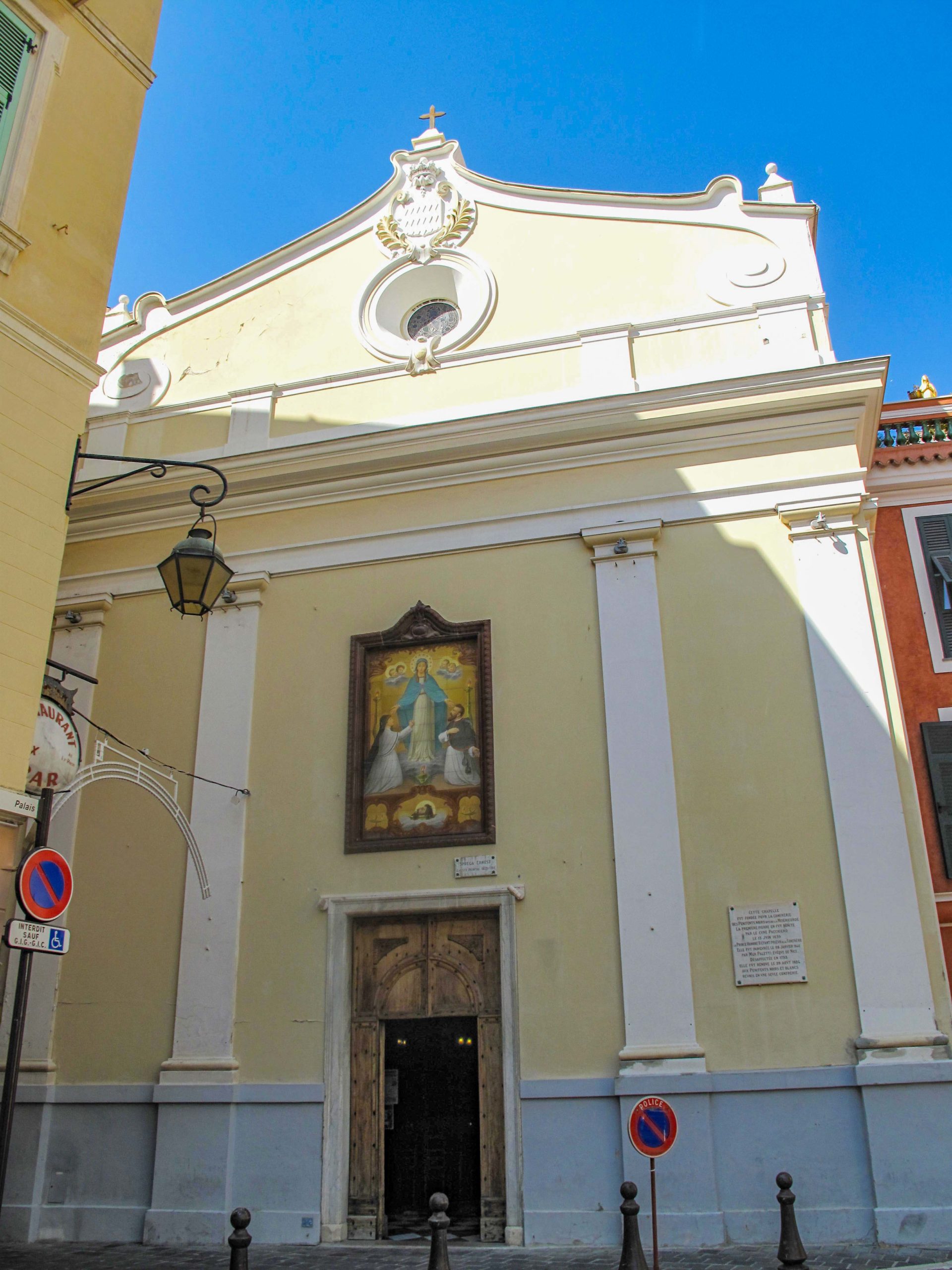 Monaco Chapelle de la Miséricorde. Photo Tangopaso (Public Domain via Wikimedia Commons)