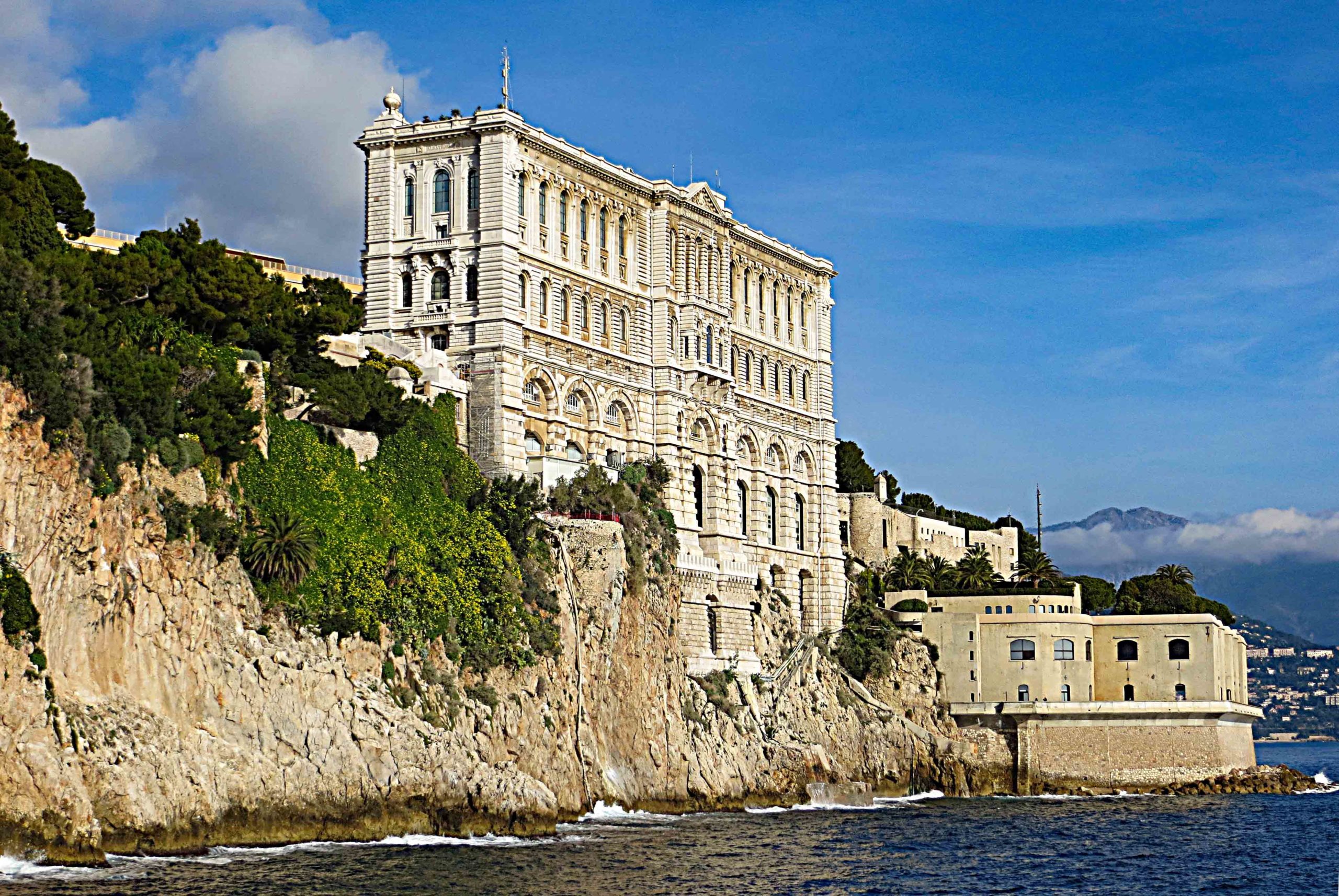 Monaco Oceanographic Museum - Rocher de Monaco © Mister No - licence [CC BY 3.0] from Wikimedia Commons